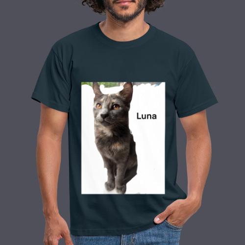 Luna The Kitten and Quote Combination - Men's T-Shirt