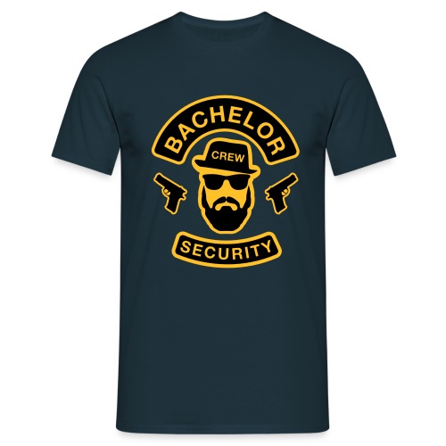 Bachelor Security - JGA T-Shirt - Bräutigam Shirt - Männer T-Shirt