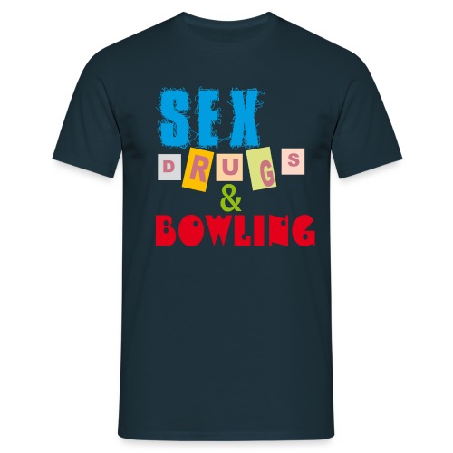 Sex, drugs & Bowling - T-shirt herr
