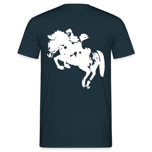 springreiter_pferd - Männer T-Shirt