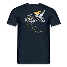 Maquette de T-shirt homme « Fée de Cologne - Esprit Rhénan Enchanté » à imprimer et personnaliser