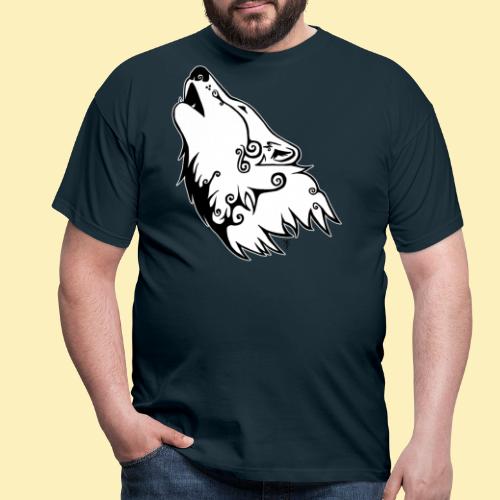 Le Loup de Neved (version contour blanc) - T-shirt Homme