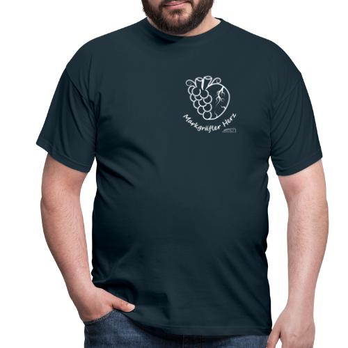 Markgraefler Herz - Männer T-Shirt