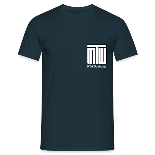 mtw logo weisser text spreadshirt - Männer T-Shirt