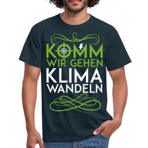 Komm wir gehen Klimawandeln - Männer T-Shirt