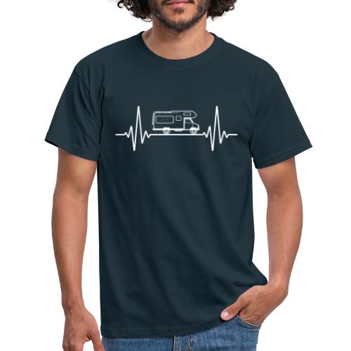Herzschlag Frequenz Wohnmobil | Puls EKG Camper - Männer T-Shirt