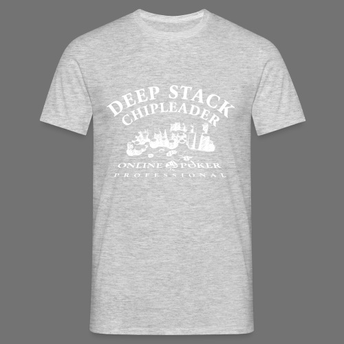 Poker Deep Stack (white) - Männer T-Shirt