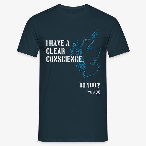 Clear Conscience - Men's T-Shirt