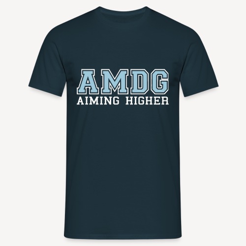 AMDG - AIMING HIGHER - Men's T-Shirt