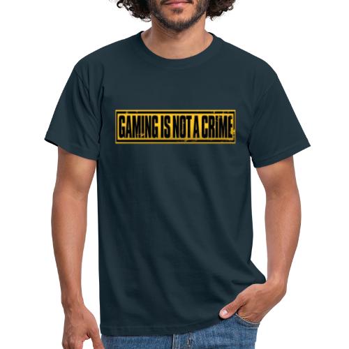 Gaming is not a crime - Mannen T-shirt