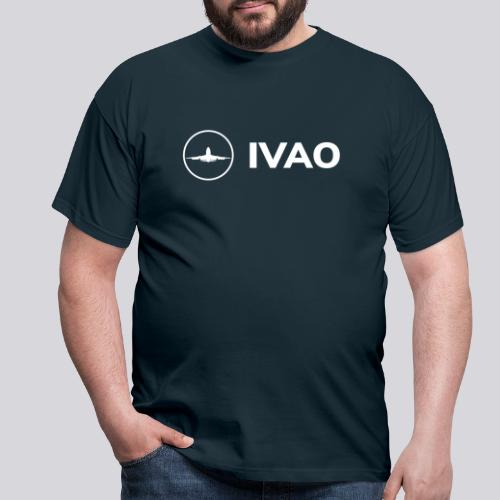 IVAO (Logo Complet Blanc) - T-shirt Homme