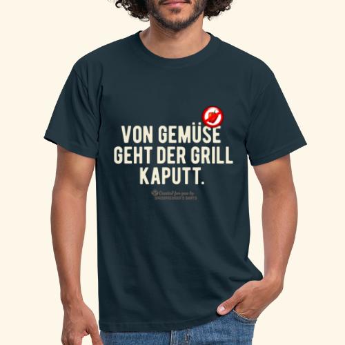Grill Spruch Gemüse - Männer T-Shirt