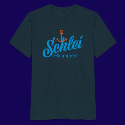 Schlei-Skipper mit Anker - Männer T-Shirt