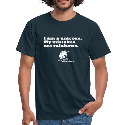 Impro Munichorn rainbow mistakes - Männer T-Shirt