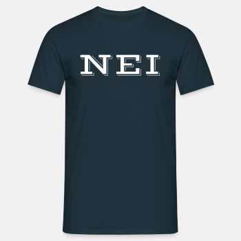 Nei - T-skjorte for menn