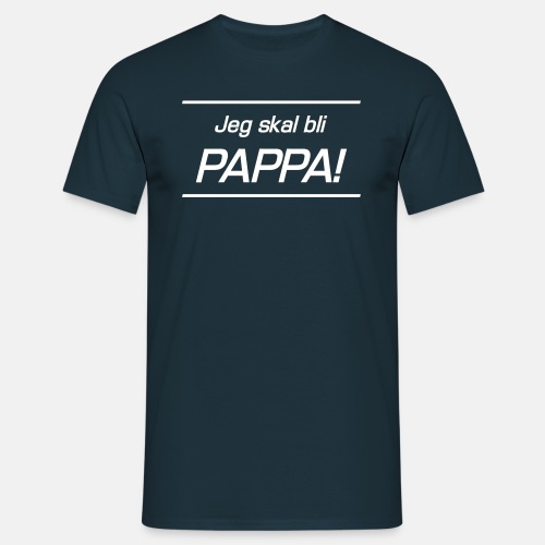 Jeg skal bli pappa - T-skjorte for menn
