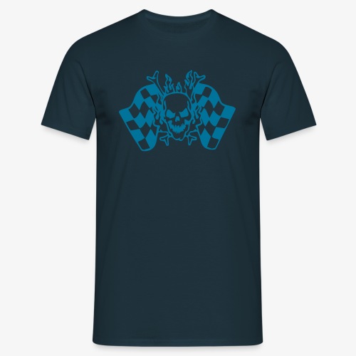 Racing Skull - Männer T-Shirt