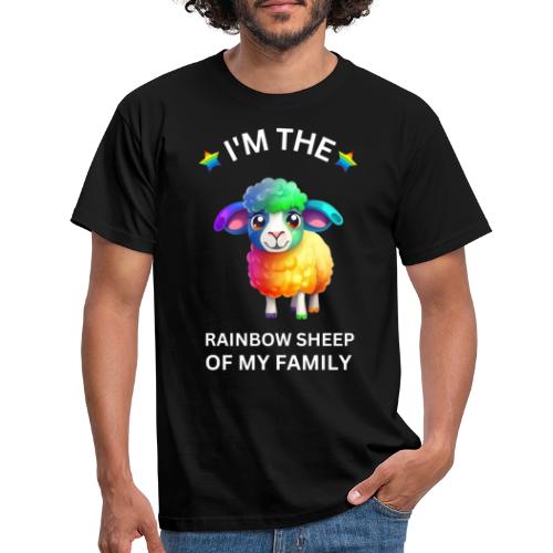 IM THE RAINBOW SHEEP OF MY FAMILY - T-skjorte for menn
