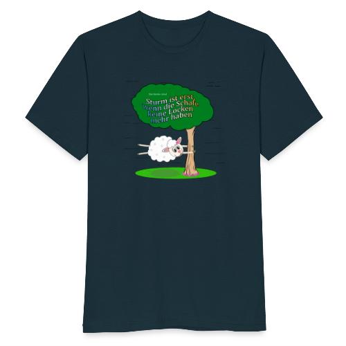 Schaf mit Locken - Männer T-Shirt