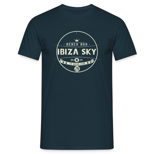 IBIZA SKY Beach Bar 29 - Logo - Männer T-Shirt