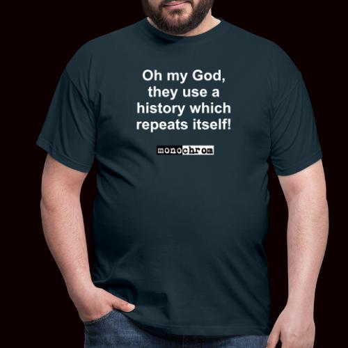 tshirt history - Men's T-Shirt