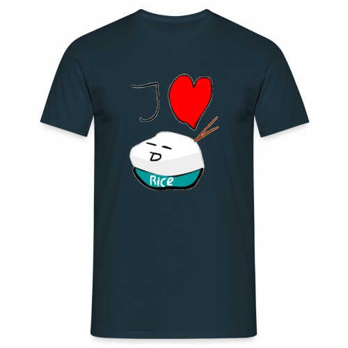 I Love Rice T-Shirt - Mannen T-shirt