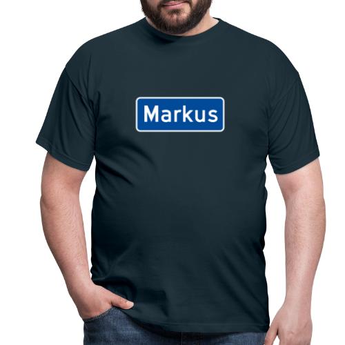 Markus veiskilt, fra Det norske plagg - T-skjorte for menn
