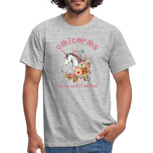 unicorns - T-skjorte for menn
