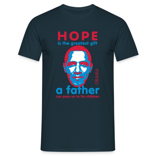 Obama_hope - Mannen T-shirt