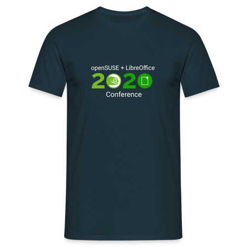 openSUSE + LibreOffice Conference 2020 - Men's T-Shirt