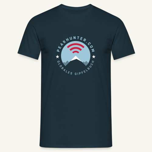 Peakhunter Globales Gipfelbuch - Männer T-Shirt
