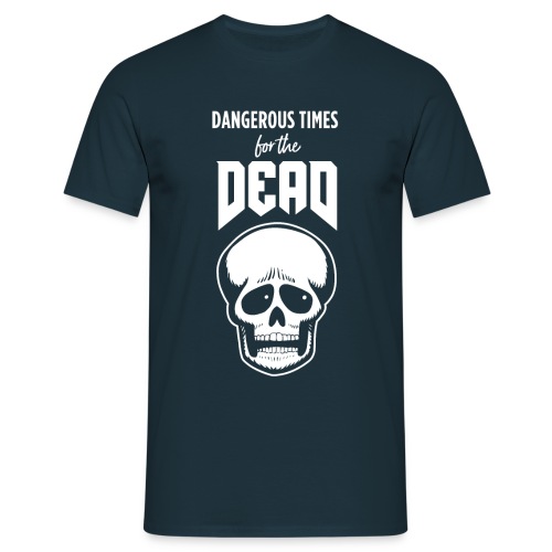 DT4TD skull wit - Mannen T-shirt