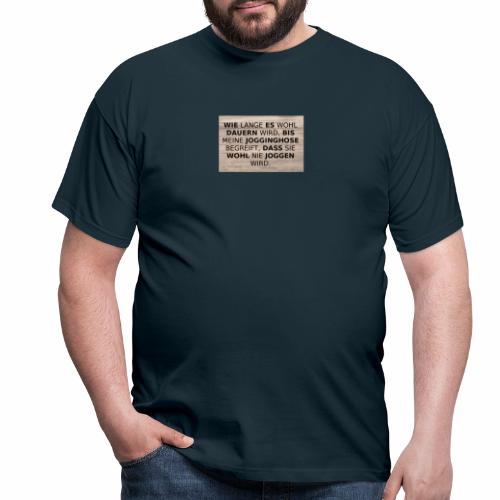 No Jogging - Männer T-Shirt