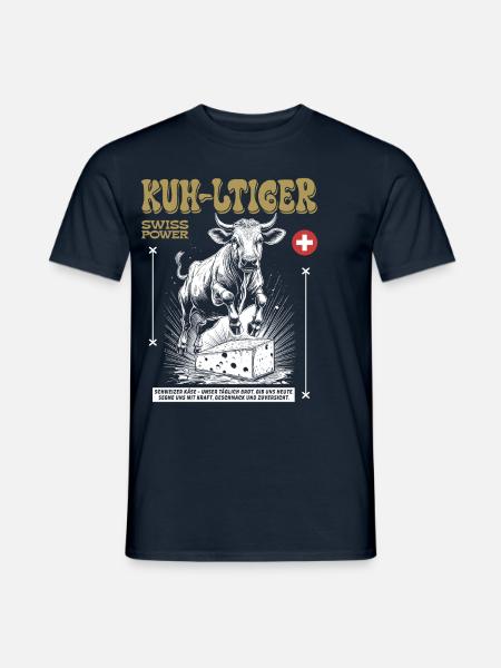 Gourmet Shirt: Alpine Enjoyment & Tradition - Men's T-Shirt - navy