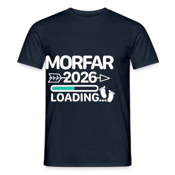 Morefar 2026 Swedish - Men's T-Shirt - navy - Front - AI Model Male 178 light (178cm)