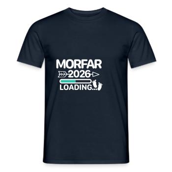 Morefar 2026 Swedish - Men's T-Shirt - navy - Front - AI Model Male 178 light (178cm)