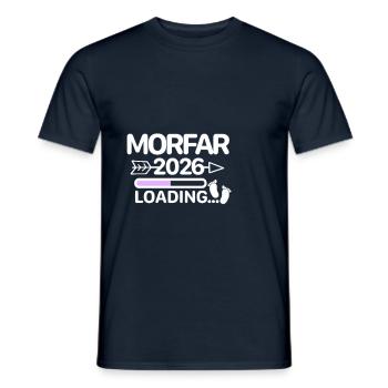 Morefar 2026 Swedish - Men's T-Shirt - navy - Front - AI Model Male 178 light (178cm)