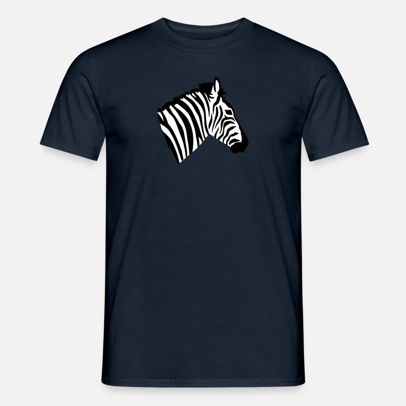 Zebra - Men’s T-shirt - navy