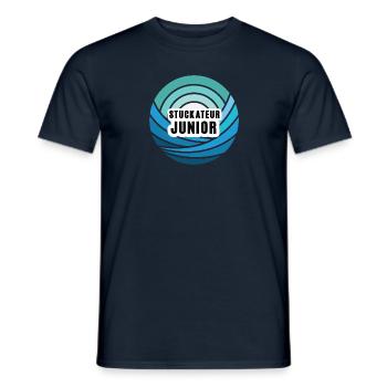 Stuckateur Junior Nachfolger Sohn Kind Junge - Männer T-Shirt - Navy - Vorne - AI Model Male 178 light (178cm)