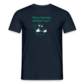 Kann das kein anderer tun / machen? - Männer T-Shirt - Navy - Vorne - AI Model Male 178 light (178cm)