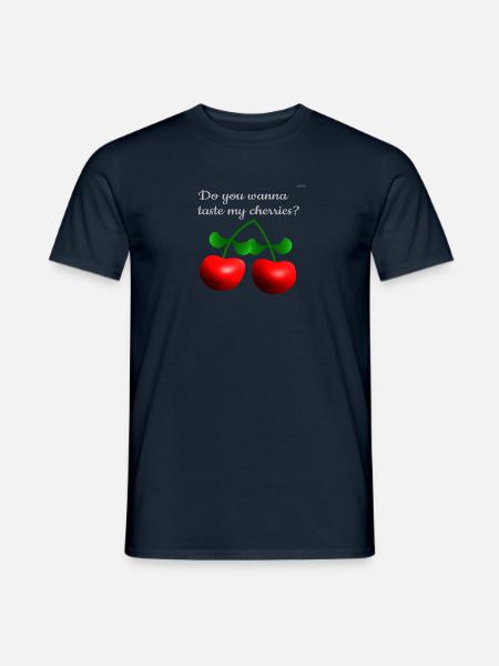 My cherries - Men's T-Shirt - navy
