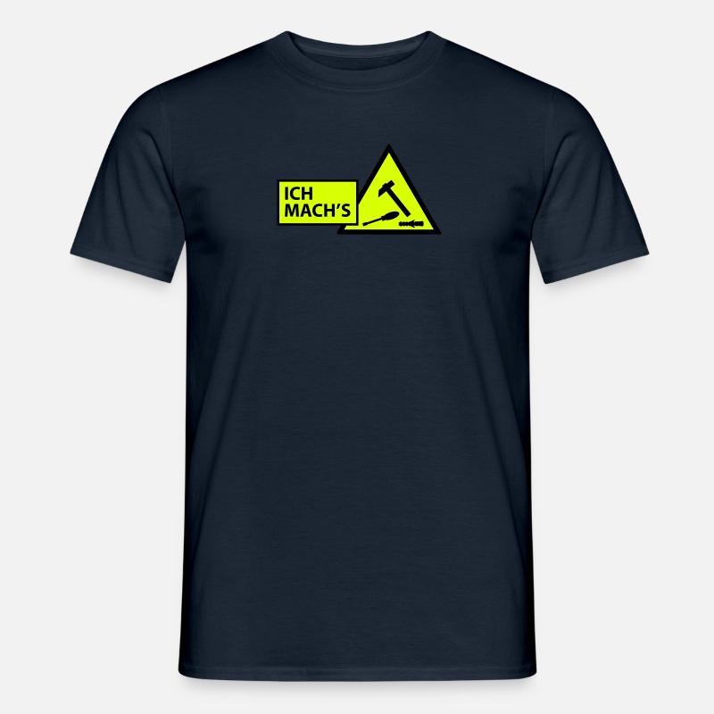 (ichmachs_handwerker) - Männer T-Shirt - Navy
