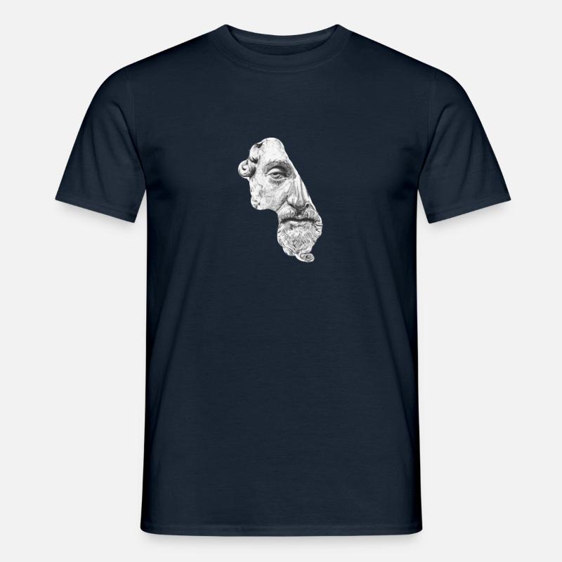 STATUE - Männer T-Shirt - Navy