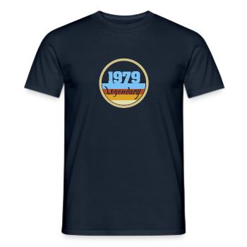 Legendary 1979 - Männer T-Shirt - Navy - Vorne - AI Model Male 178 light (178cm)
