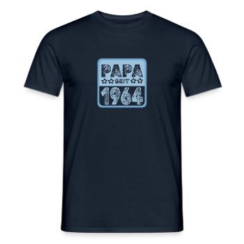 seit 1964 - Männer T-Shirt - Navy - Vorne - AI Model Male 178 light (178cm)