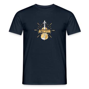 Violin Violin Violinist Athur - Men's T-Shirt - navy - Front - AI Model Male 178 light (178cm)