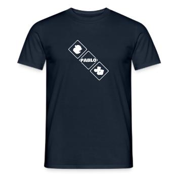 Enfant Pablo - T-shirt homme - marine - Devant - AI Model Male 178 light (178cm)