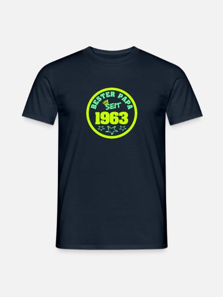 Jahr 1963 - Männer T-Shirt - Navy
