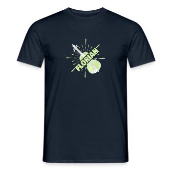 Orchestra Florian - Men's T-Shirt - navy - Front - AI Model Male 178 light (178cm)