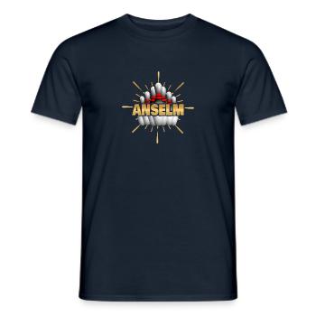 Geschenk für Anselm - Männer T-Shirt - Navy - Vorne - AI Model Male 178 light (178cm)
